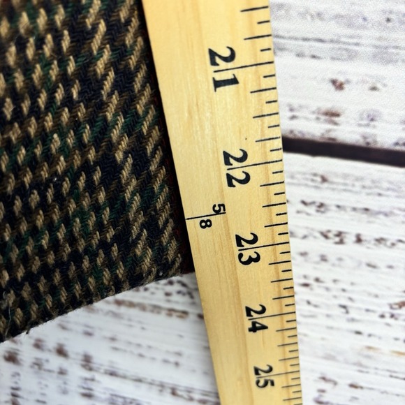 Vintage Radcliffe Blazer Plaid Wool Blend 8 Boxy Red Blue Green Tartan Clueless - Picture 9 of 12